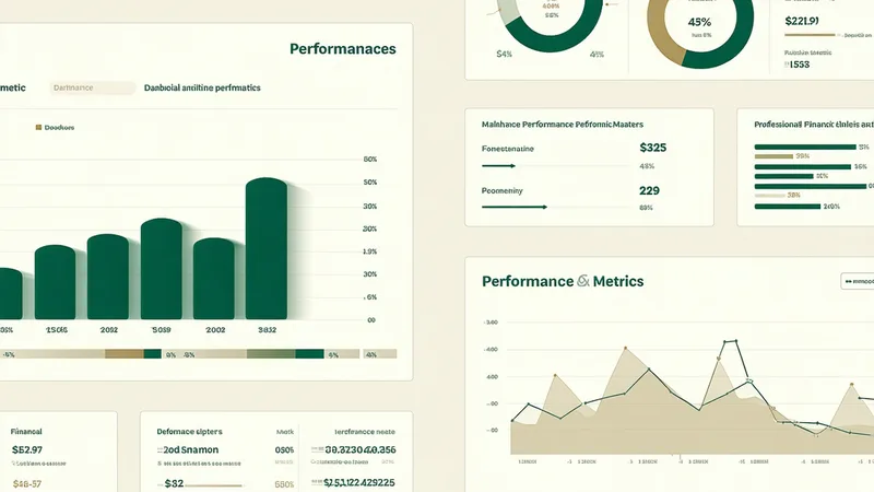 Finance KPI dashboard with charts showing month-end close performance metrics